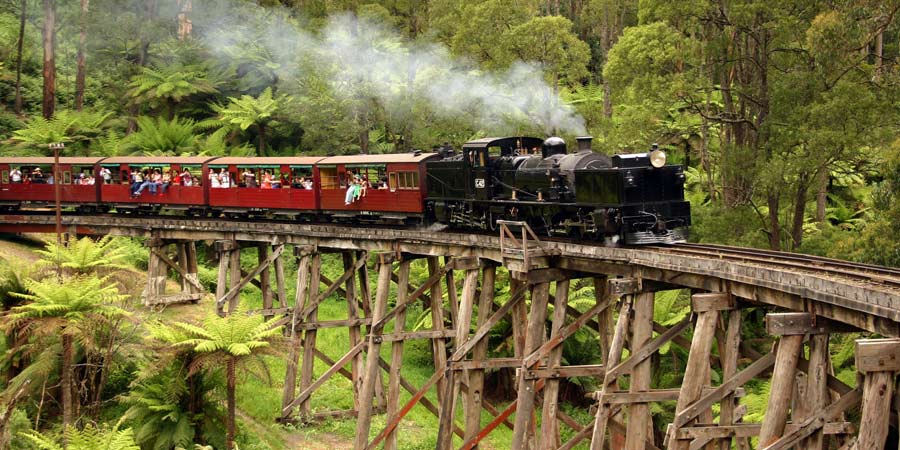 Puffing Billy steam train