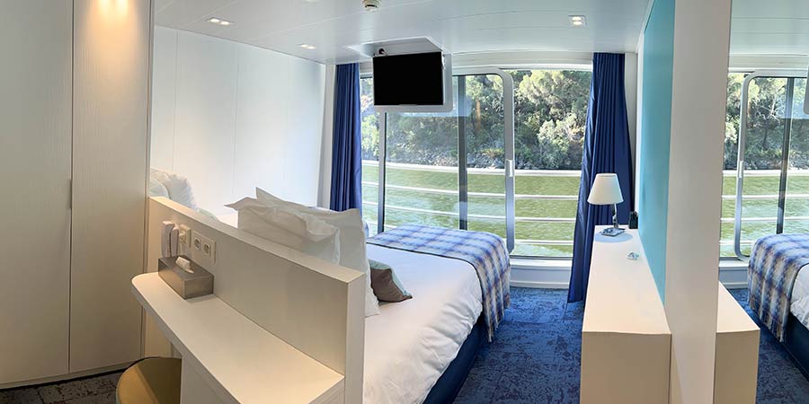 A choice of comfortable cabins