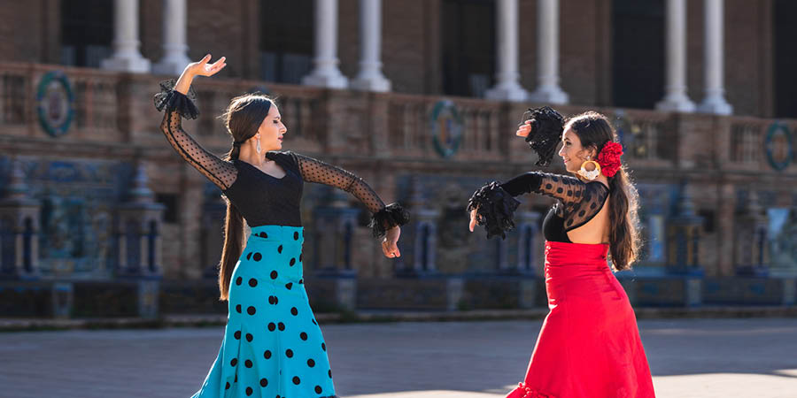 Watching a flamenco performance in Salamanca